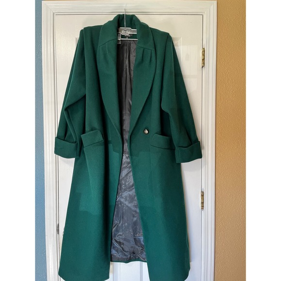 Karizma Jackets & Blazers - Karizma Hunter Green Peacoat Size: 10